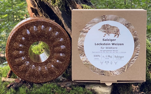 Wildlutscher Leckstein salziger Weizen mit gem. Weizen (1,8kg)