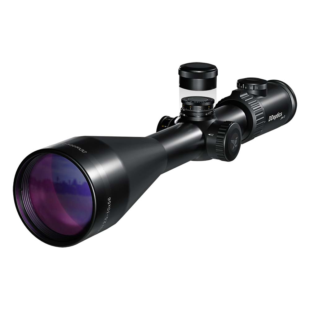DDoptics V4 Zielfernrohr Nighteagle 2,5-10x56 Gen3 (MRAD) A4N schwarz - Waidkraft