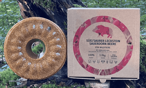 Wildlutscher Leckstein Sauerdorn-Beere 1,8 kg – für Schwarzwild