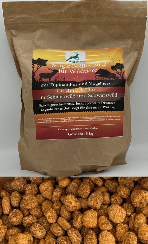 Wildlutscher Magic Boilies Nr. 2 Topinambur-Vogelbeere – Kirrmittel