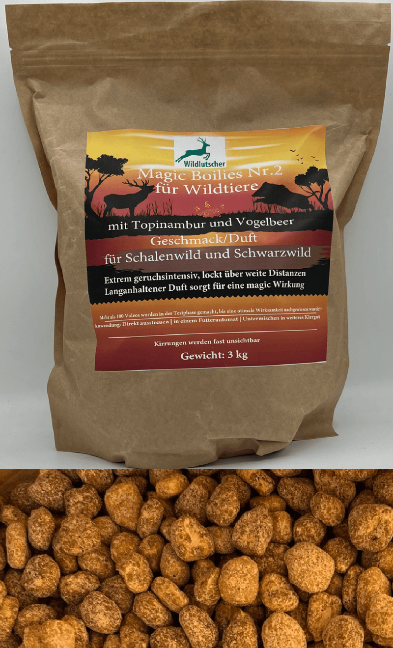 Wildlutscher Magic Boilies Nr. 2 Topinambur-Vogelbeere – Kirrmittel